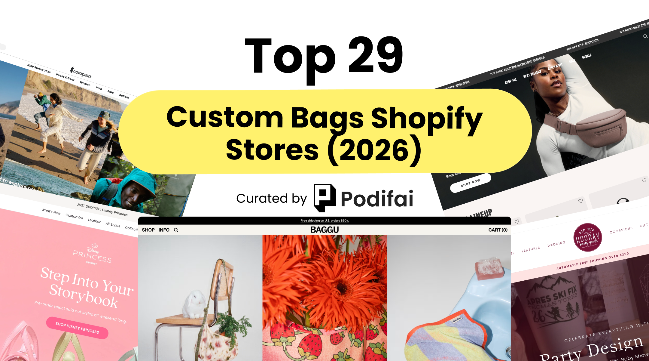 Top 29 Custom Bags Shopify Stores (With Revenue Data)
