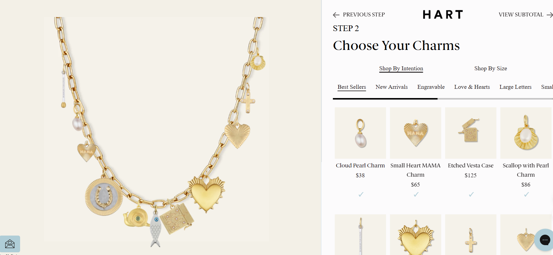 Shophart – Drag-and-Drop Charm Placement