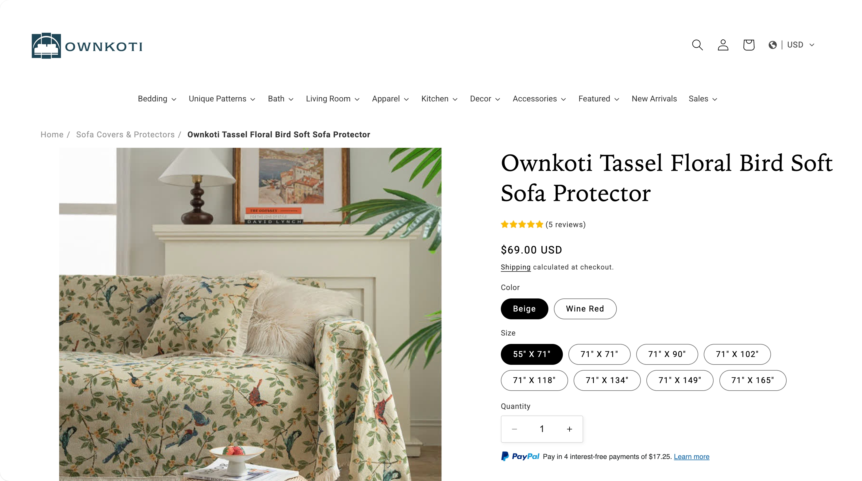 11. Ownkoti β Budget-friendly custom printed blankets - Custom blanket product page on Shopify