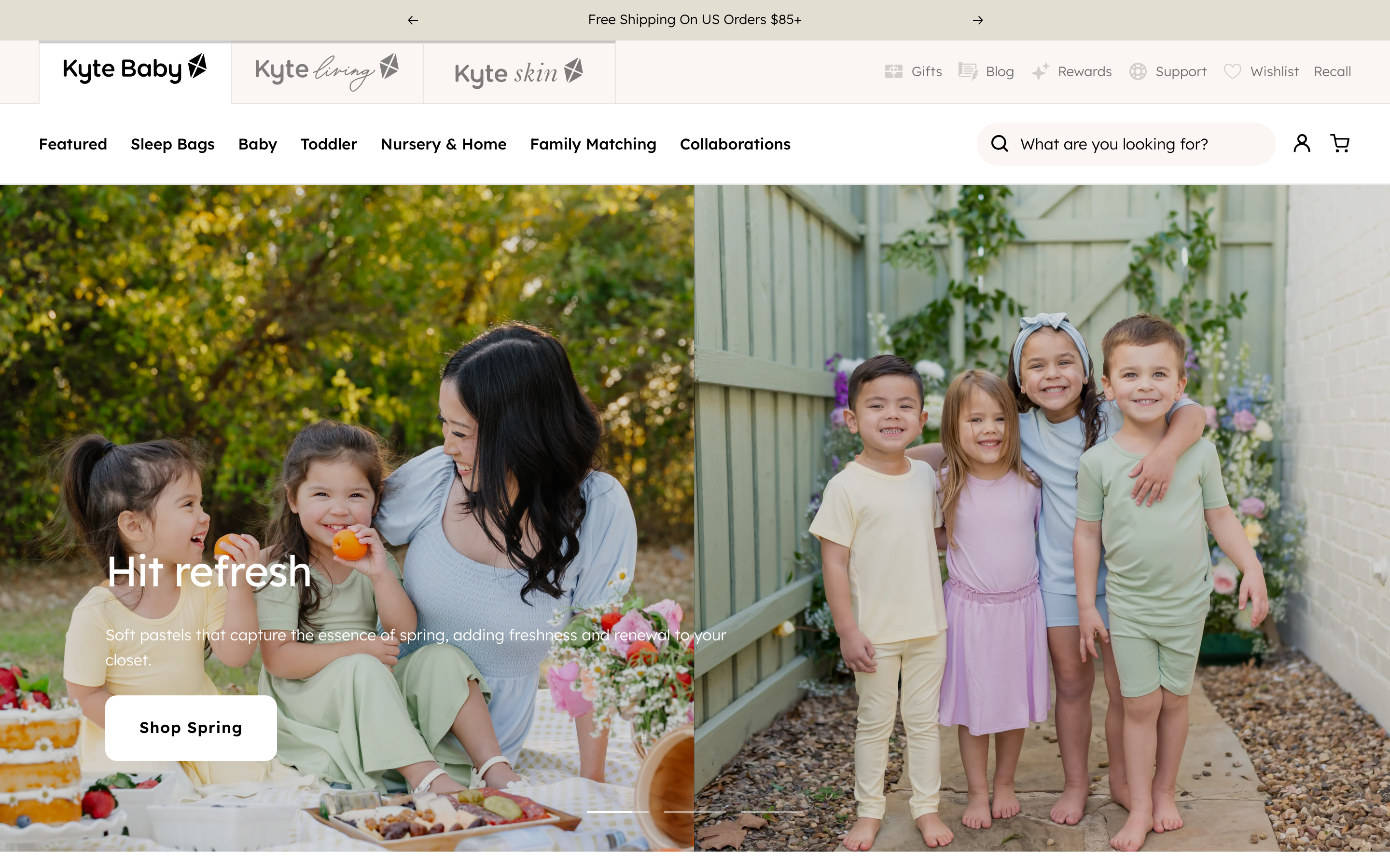 6. Kyte Baby β Premium bamboo baby blankets with devoted following - Custom blanket product page on Shopify
