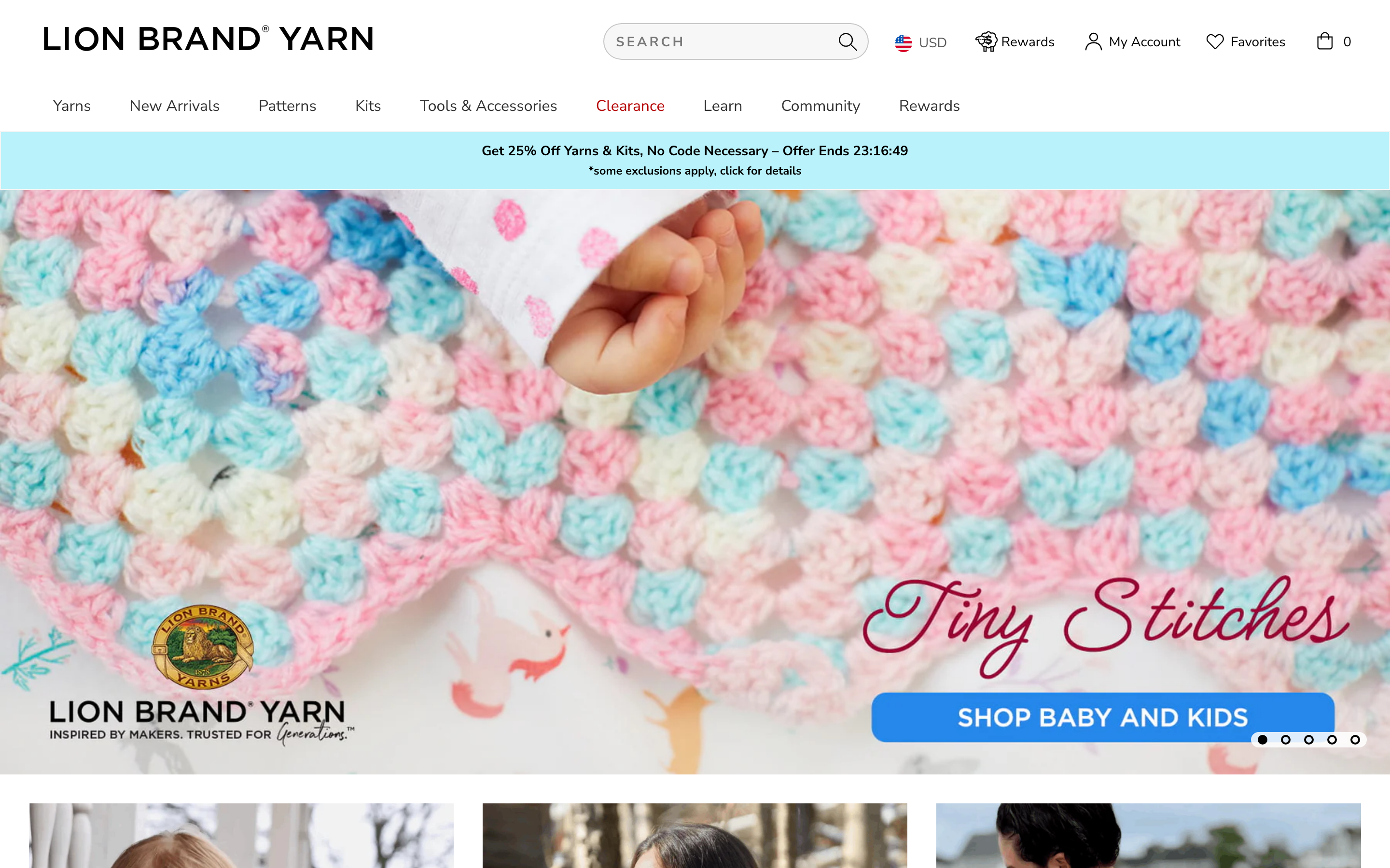 2. Lion Brand Yarn β Empowering DIY custom blankets through yarn and patterns - Custom blanket product page on Shopify