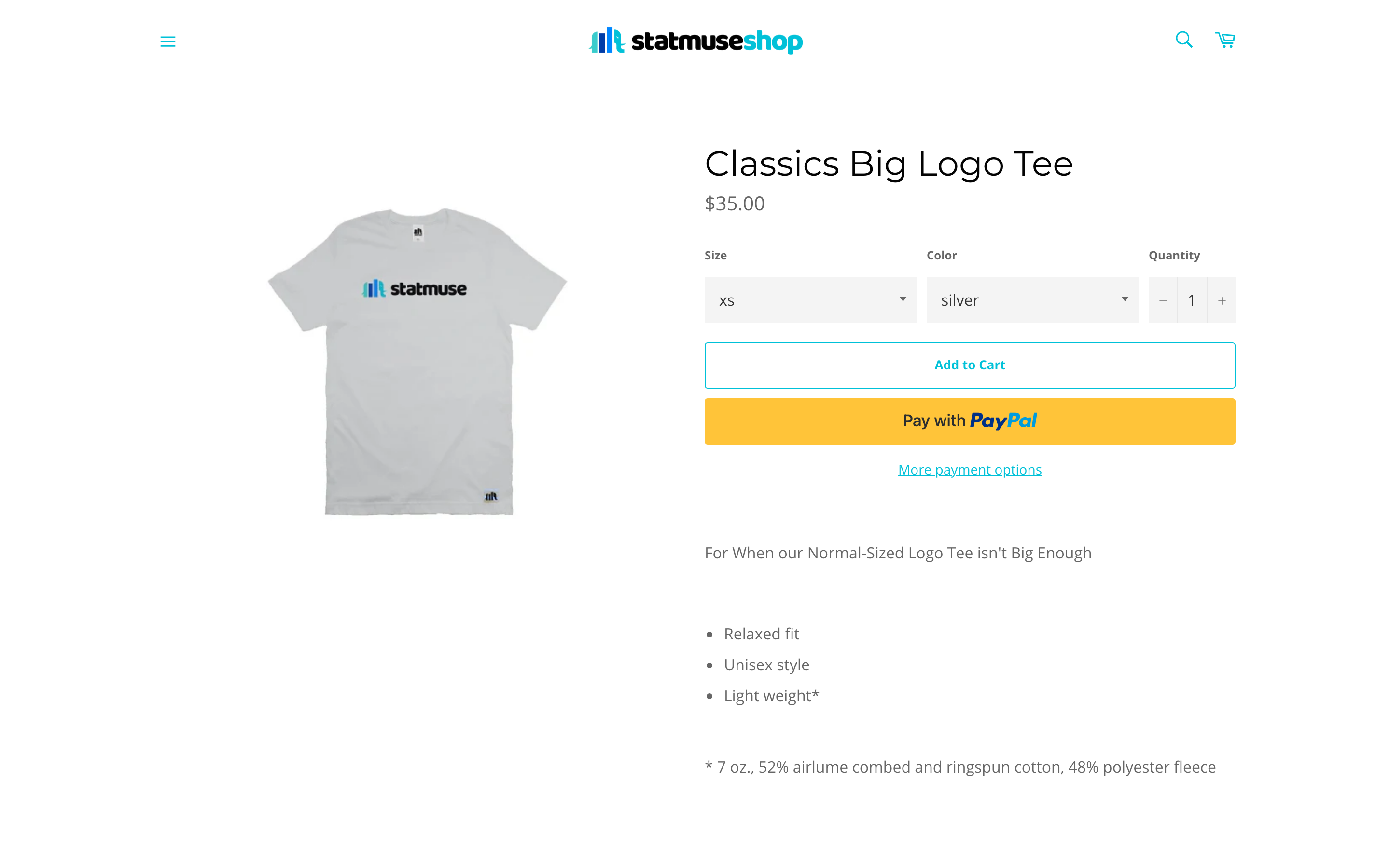 27. StatMuse Shop β Sports data meets custom merchandise - Custom blanket product page on Shopify