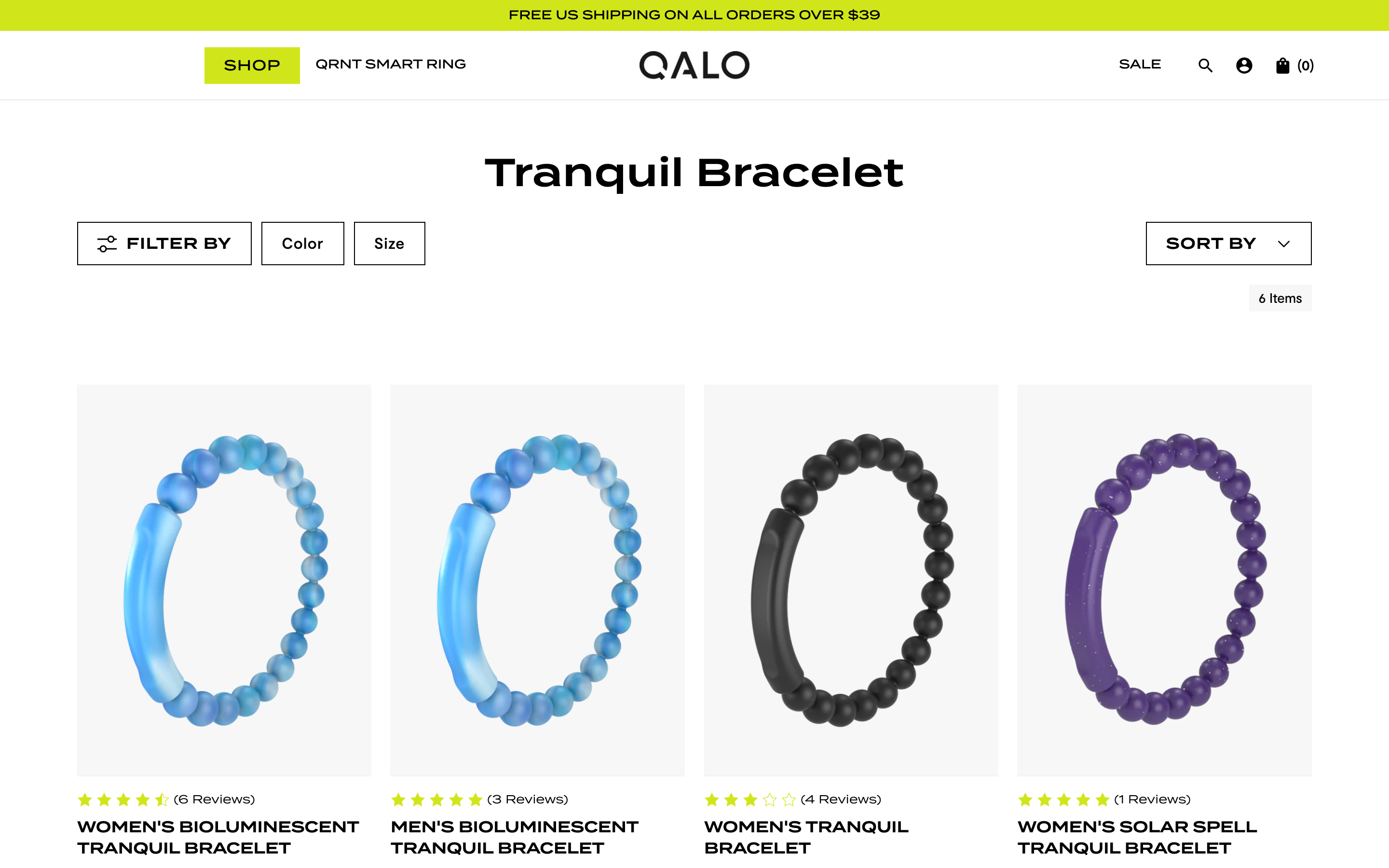 QALO silicone bracelet collection for active lifestyles
