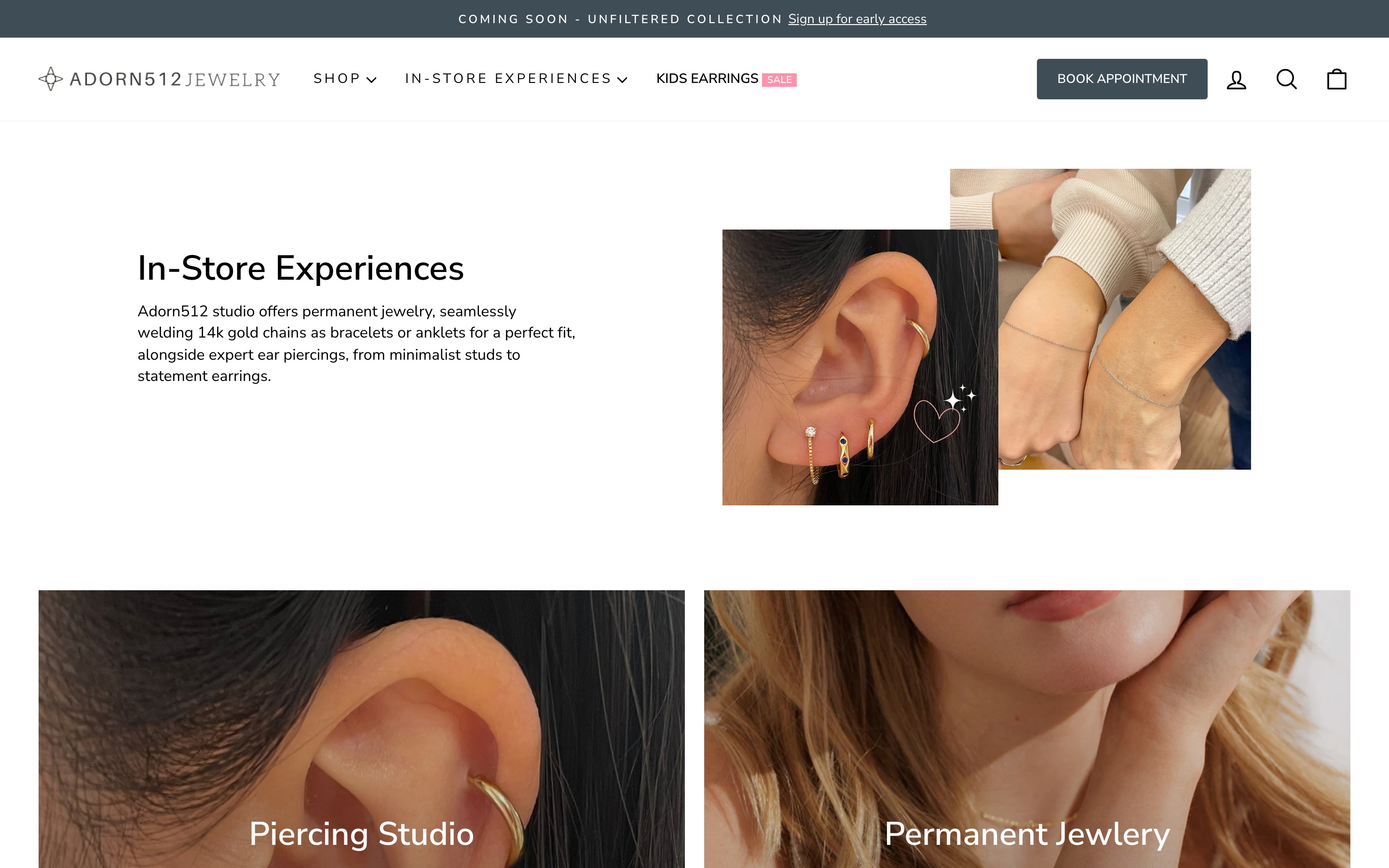 adorn512 homepage