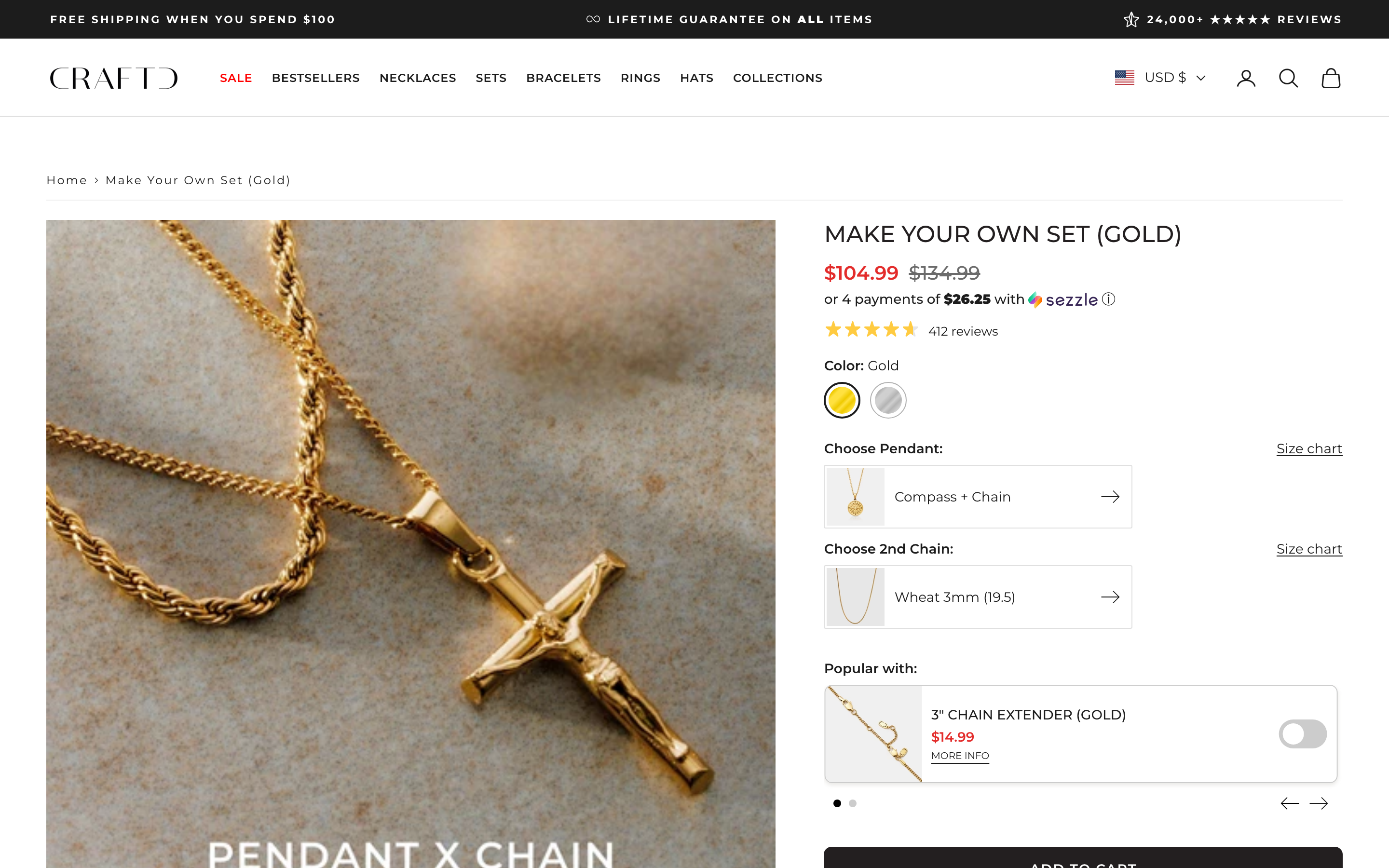 CRAFTD London product page