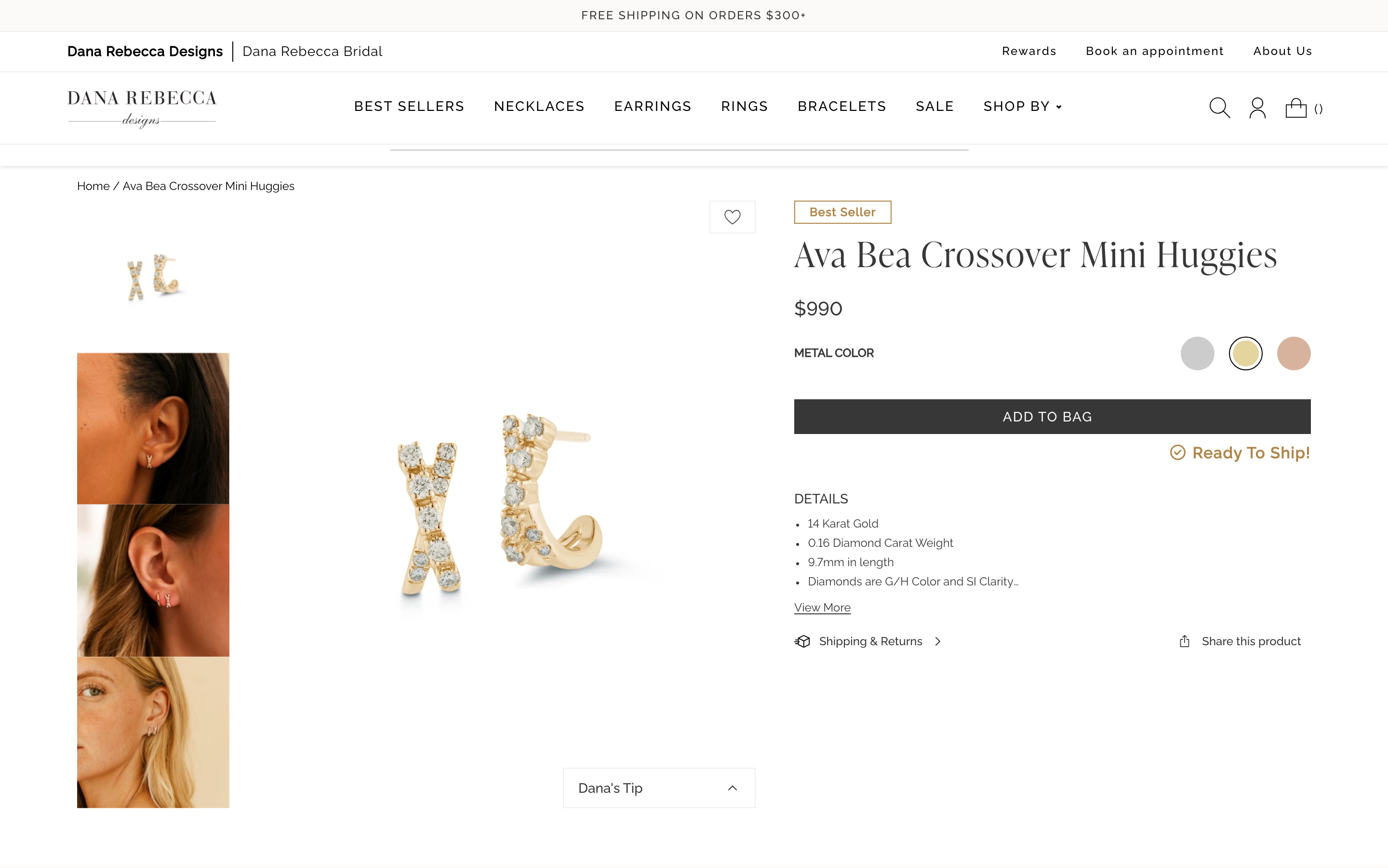 Dana Rebecca Designs product page