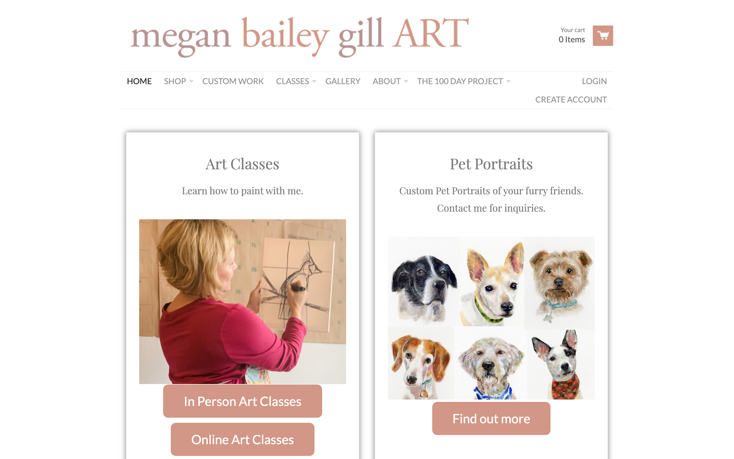Megan Bailey Gill homepage