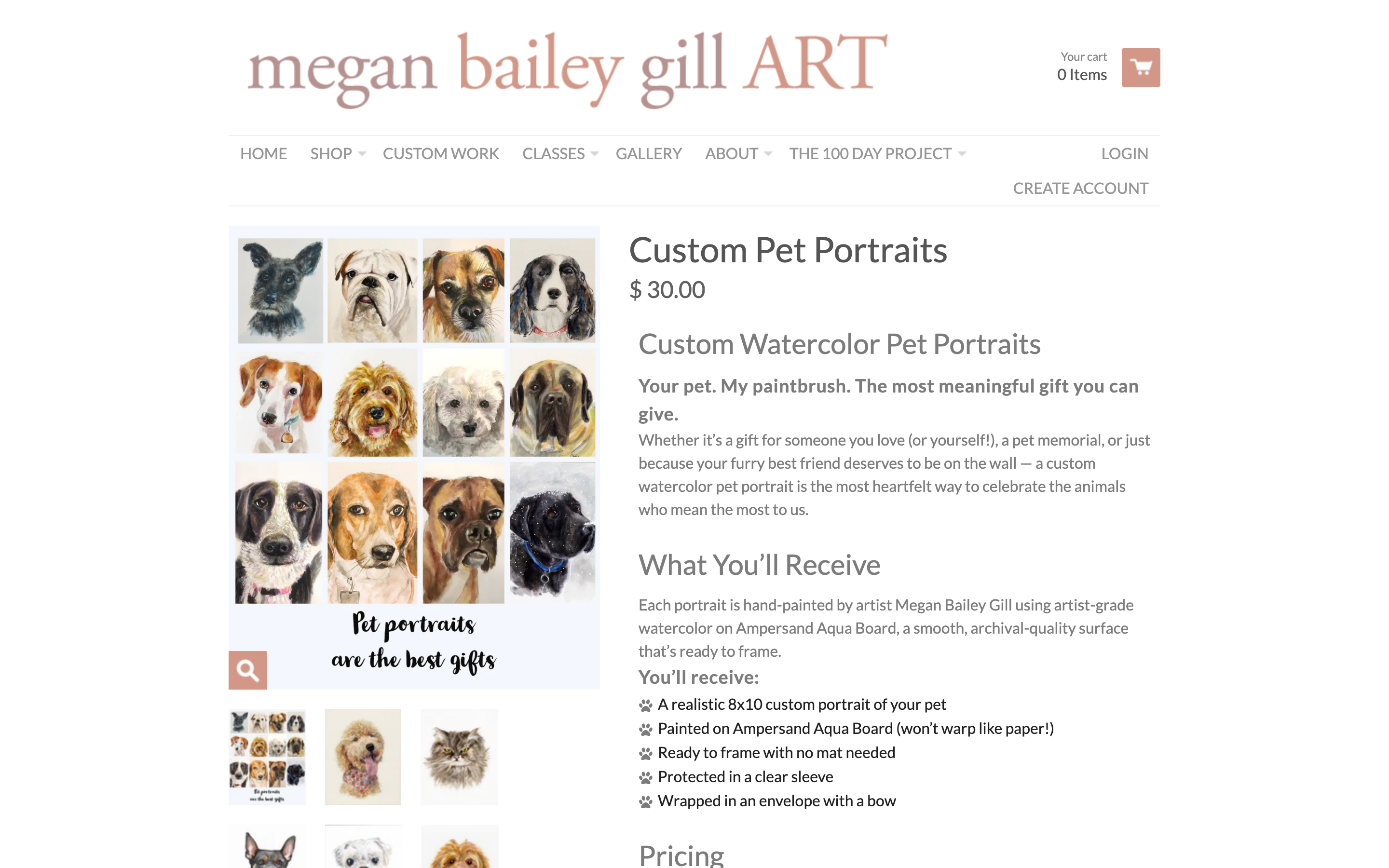 Megan Bailey Gill product page