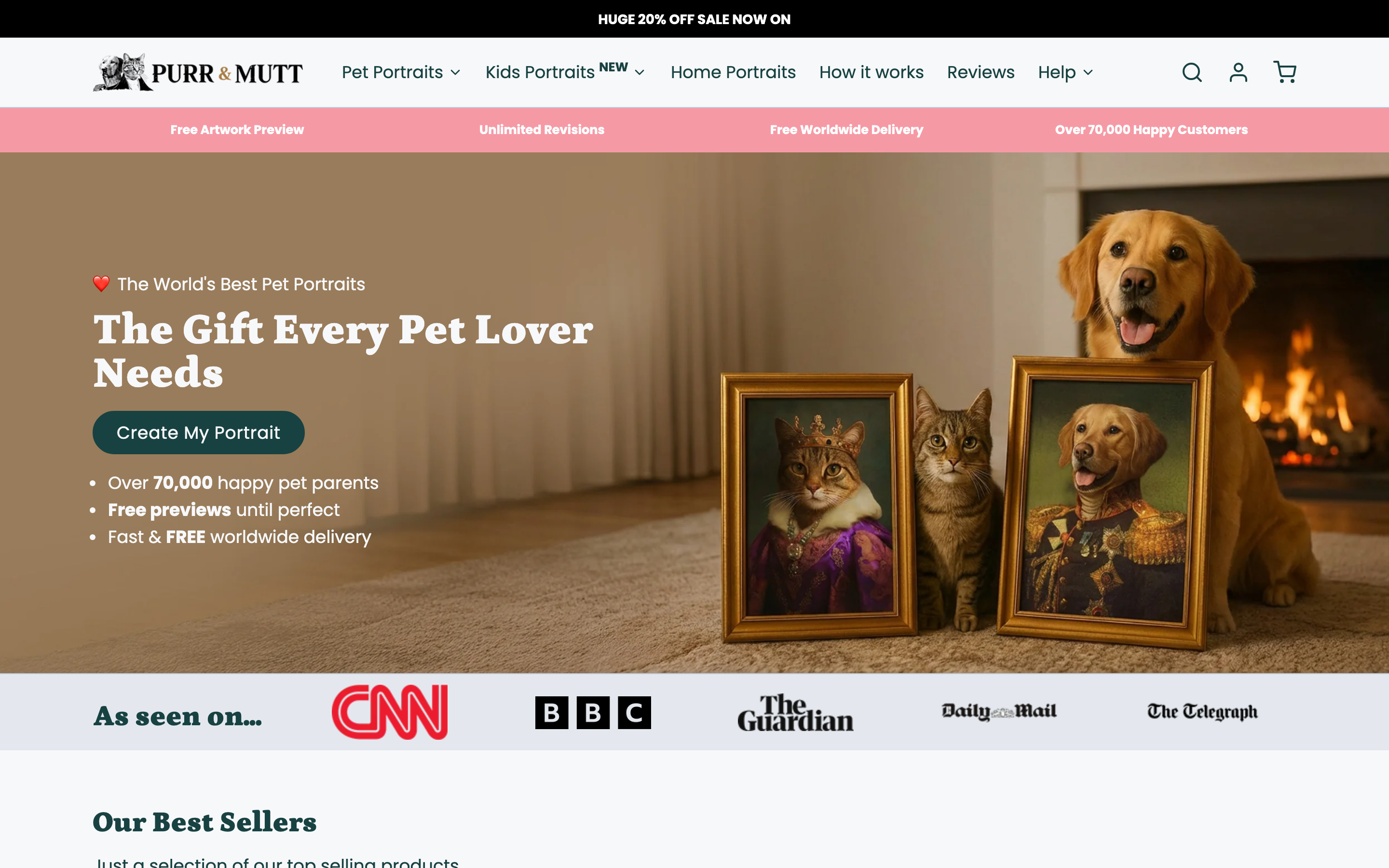 Purr & Mutt homepage