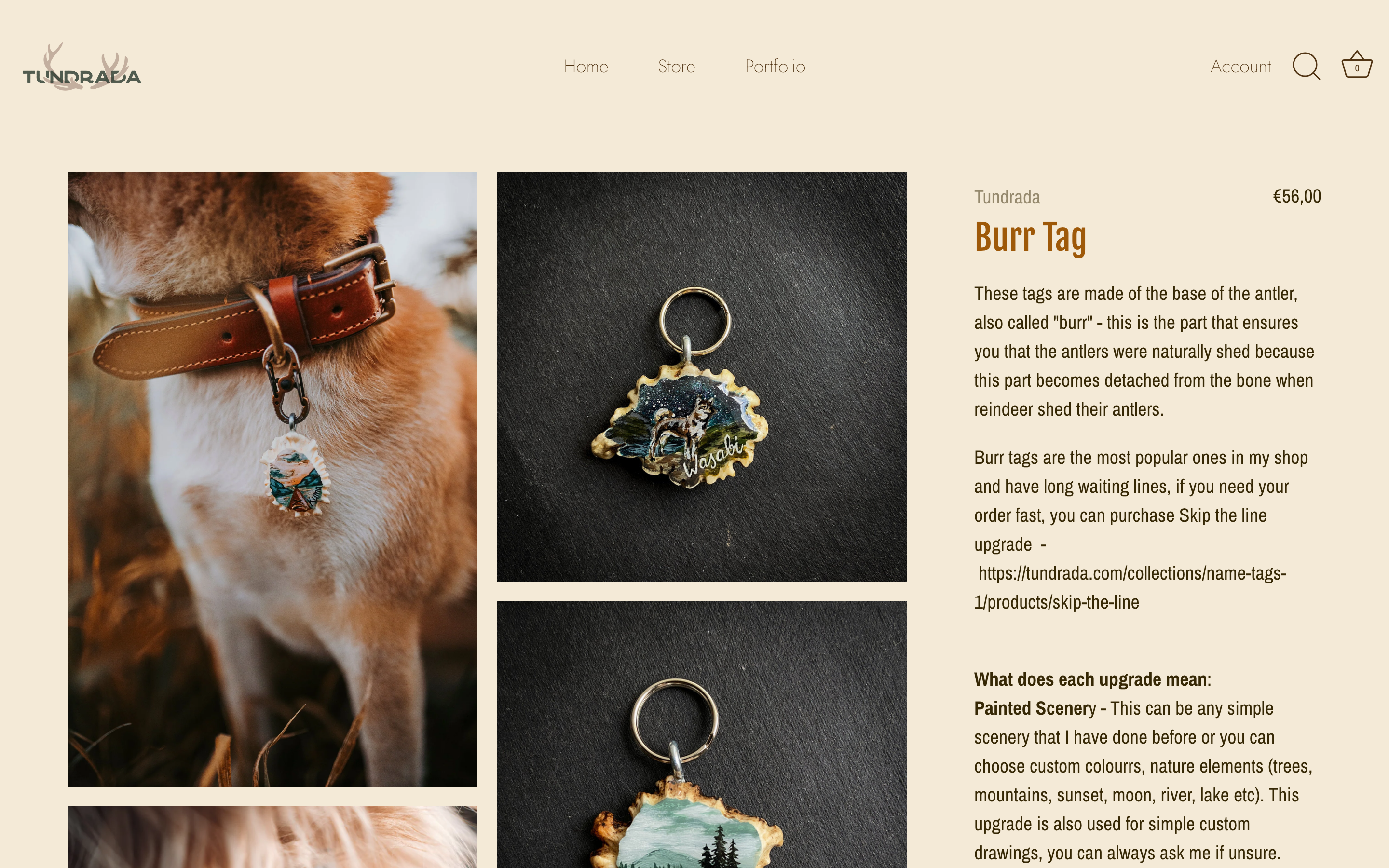 Tundrada product page