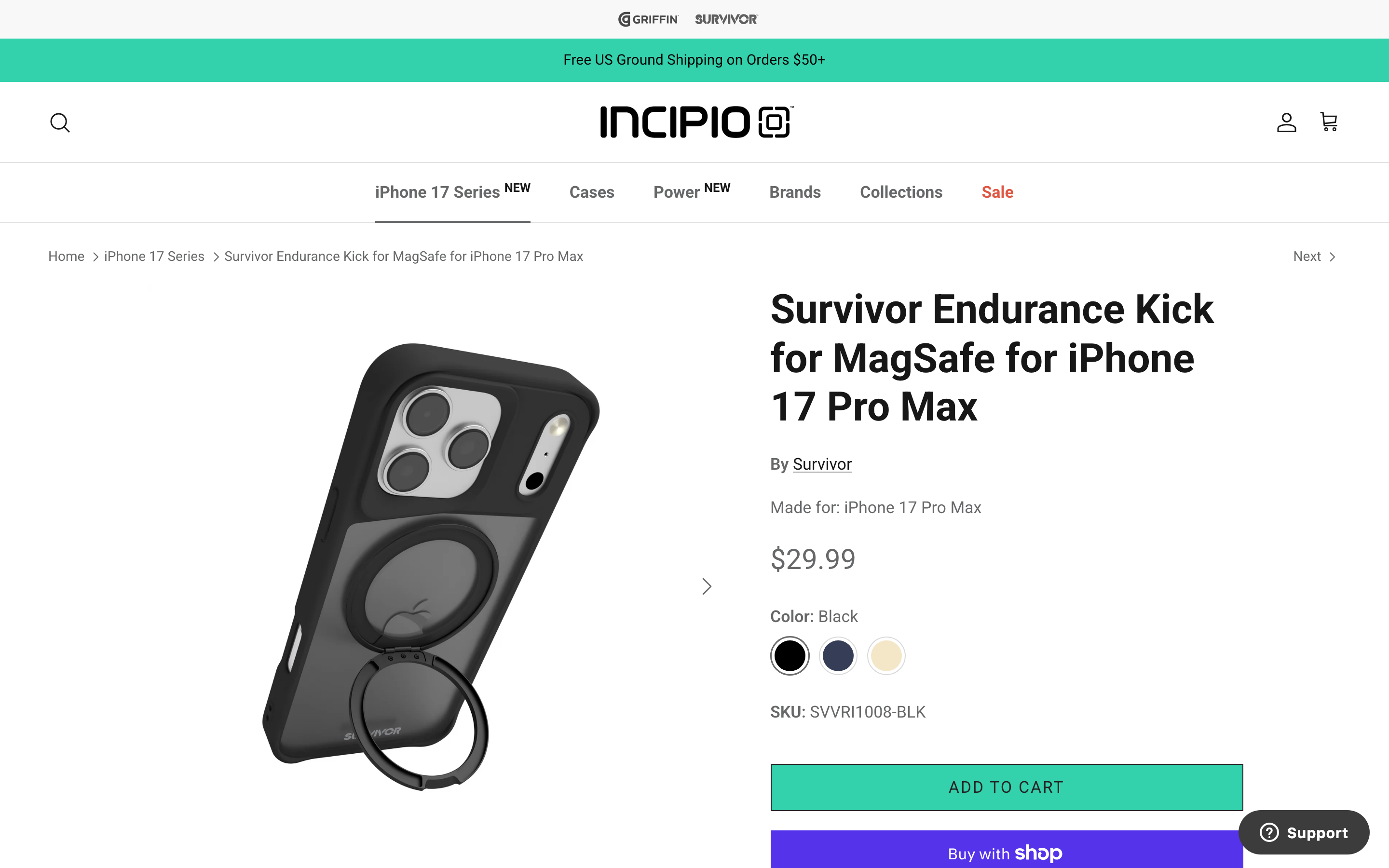 Phone Cases Incipio Com product page screenshot showing phone cases offerings