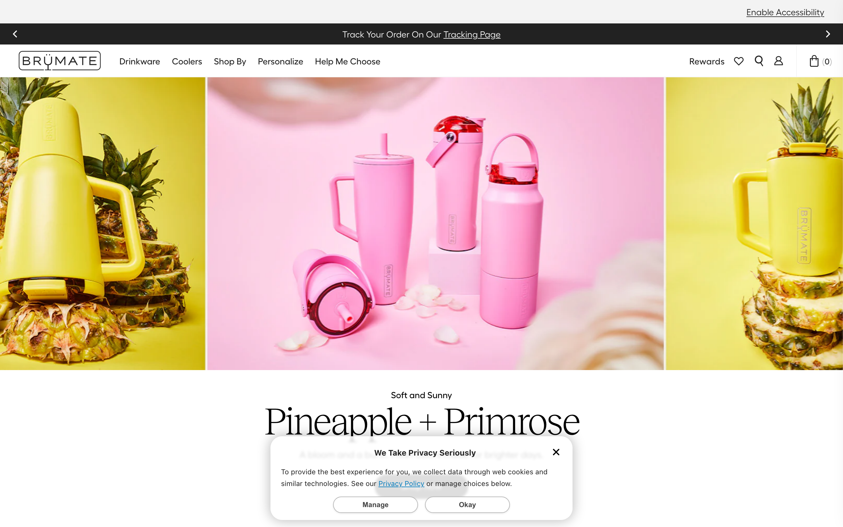 BruMate Shopify store homepage screenshot