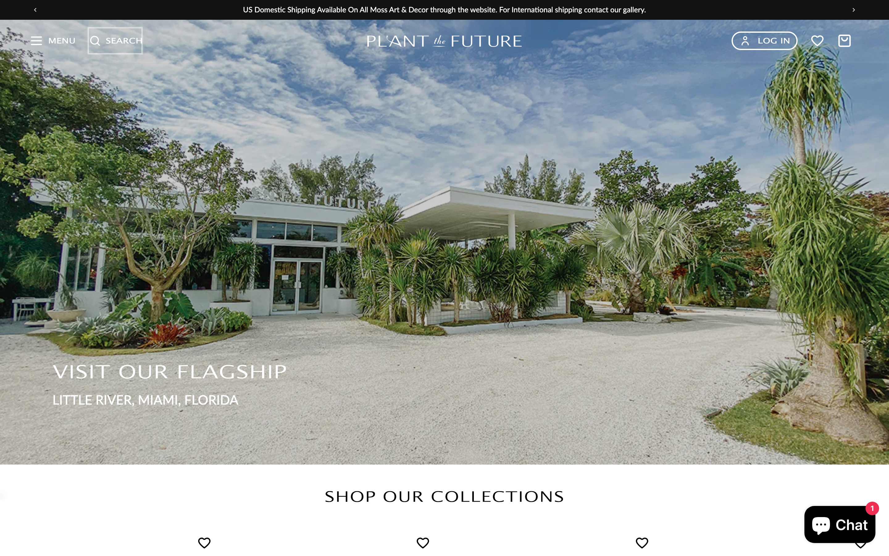 Wall Art plantthefuture.com homepage screenshot