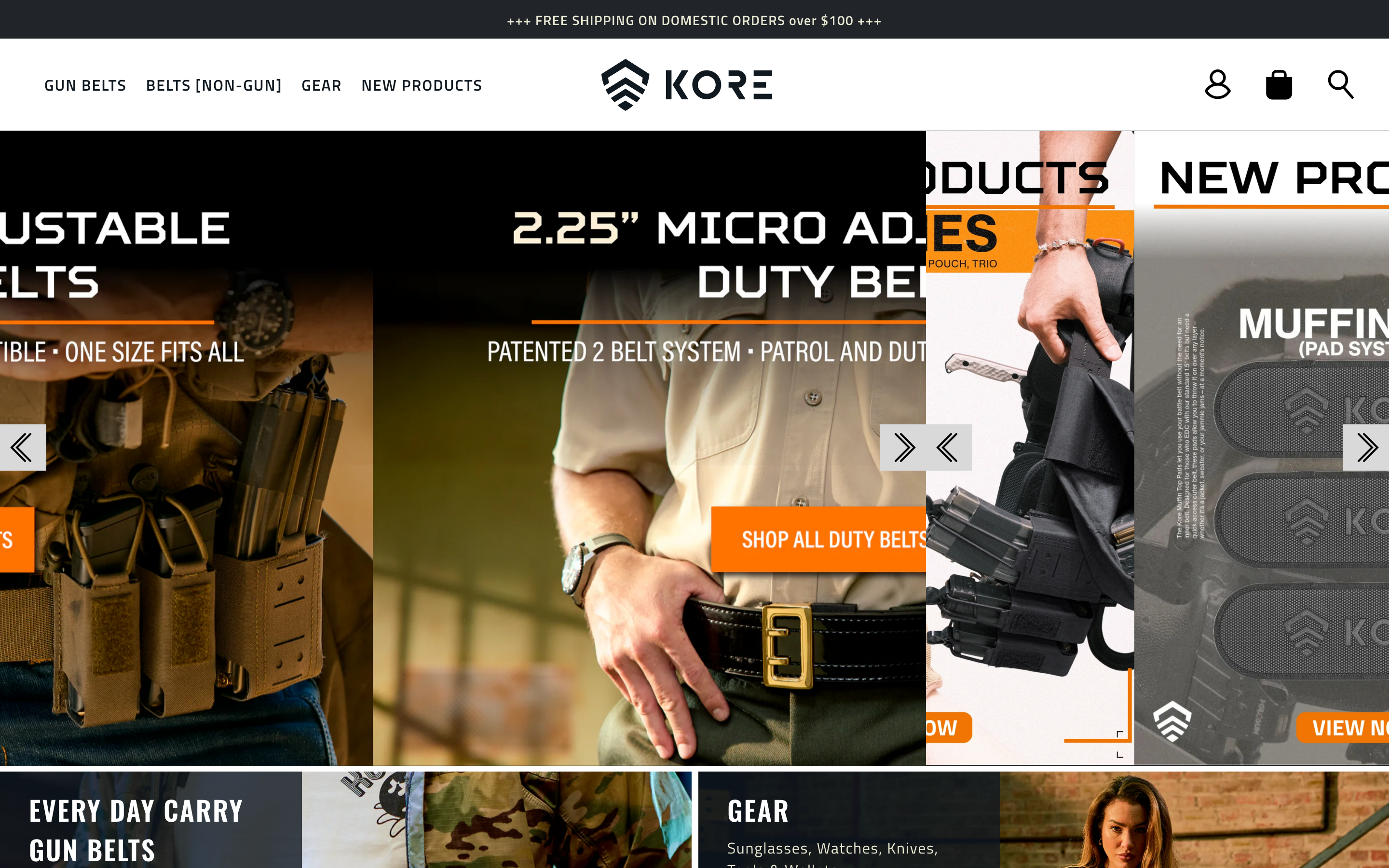 Wallets koreessentials.com homepage screenshot