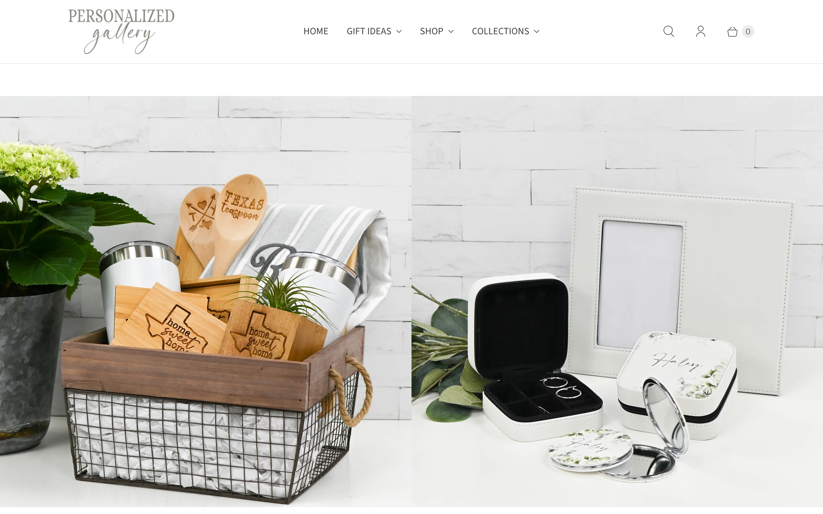 Wood Products personalizedgallery.com homepage screenshot
