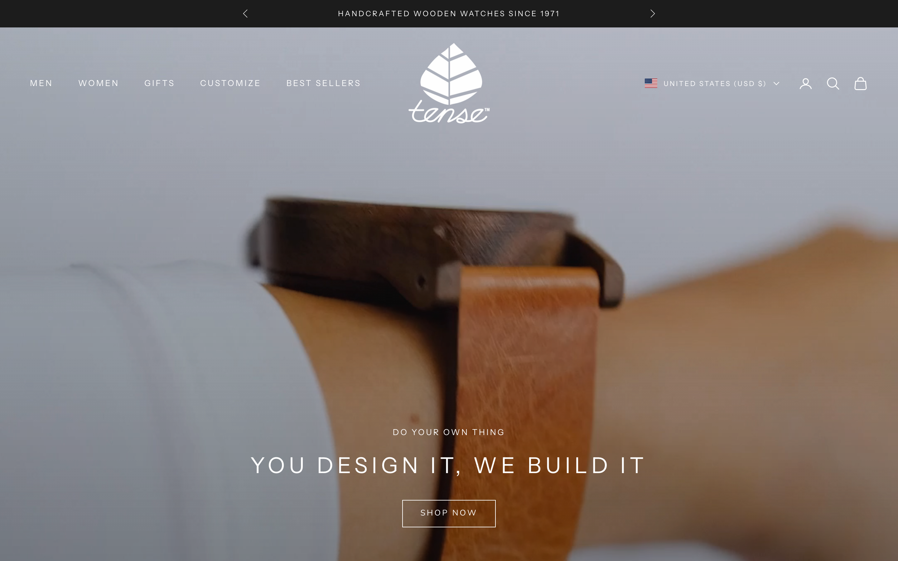 Wood Products tensewatch.com homepage screenshot