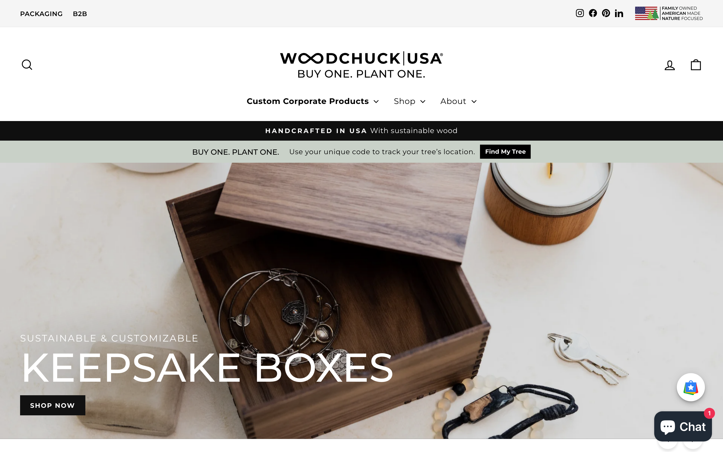 Wood Products woodchuckusa.com homepage screenshot