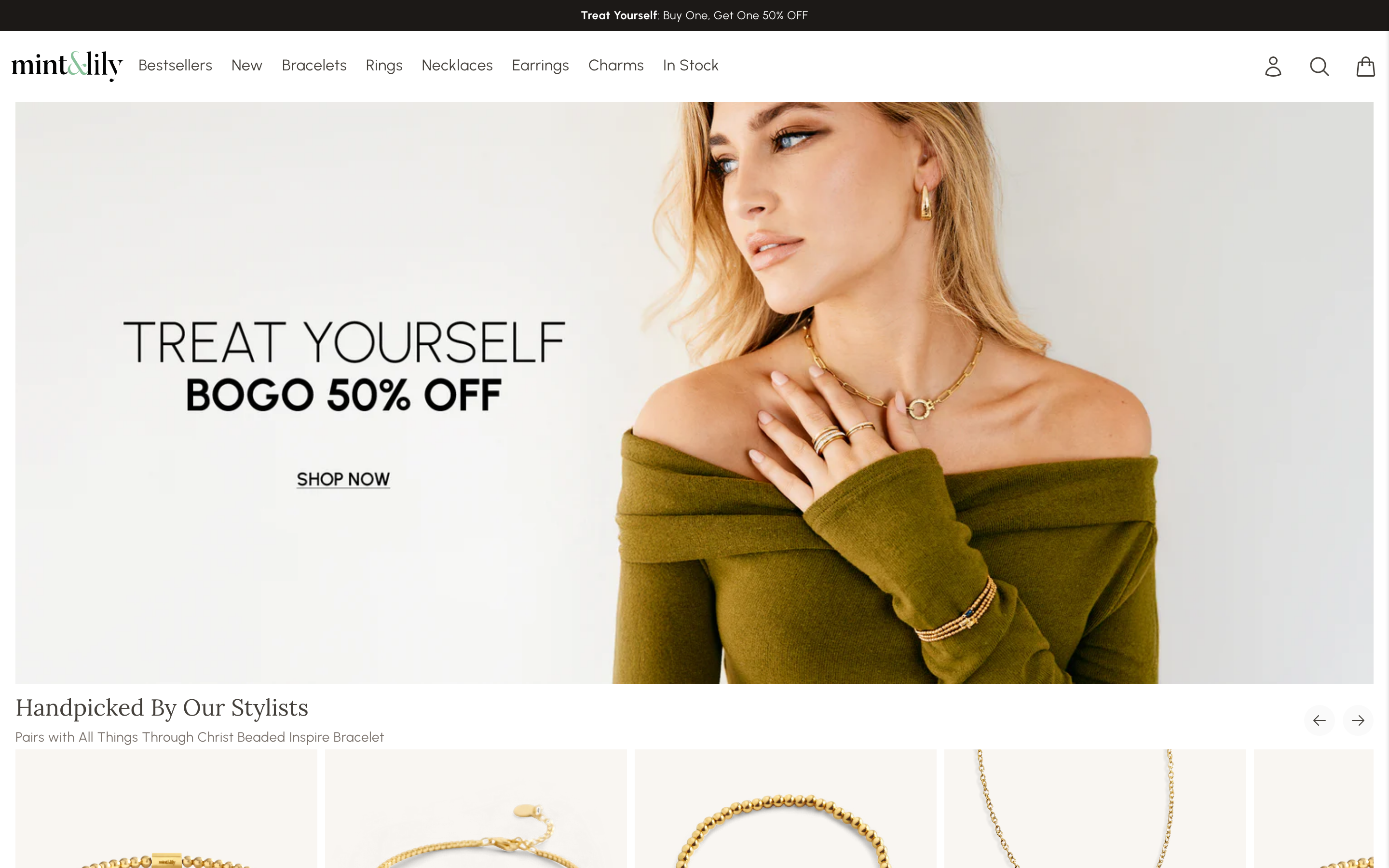 Personalized earring store interface showing customization options, product collections, and ordering workflow