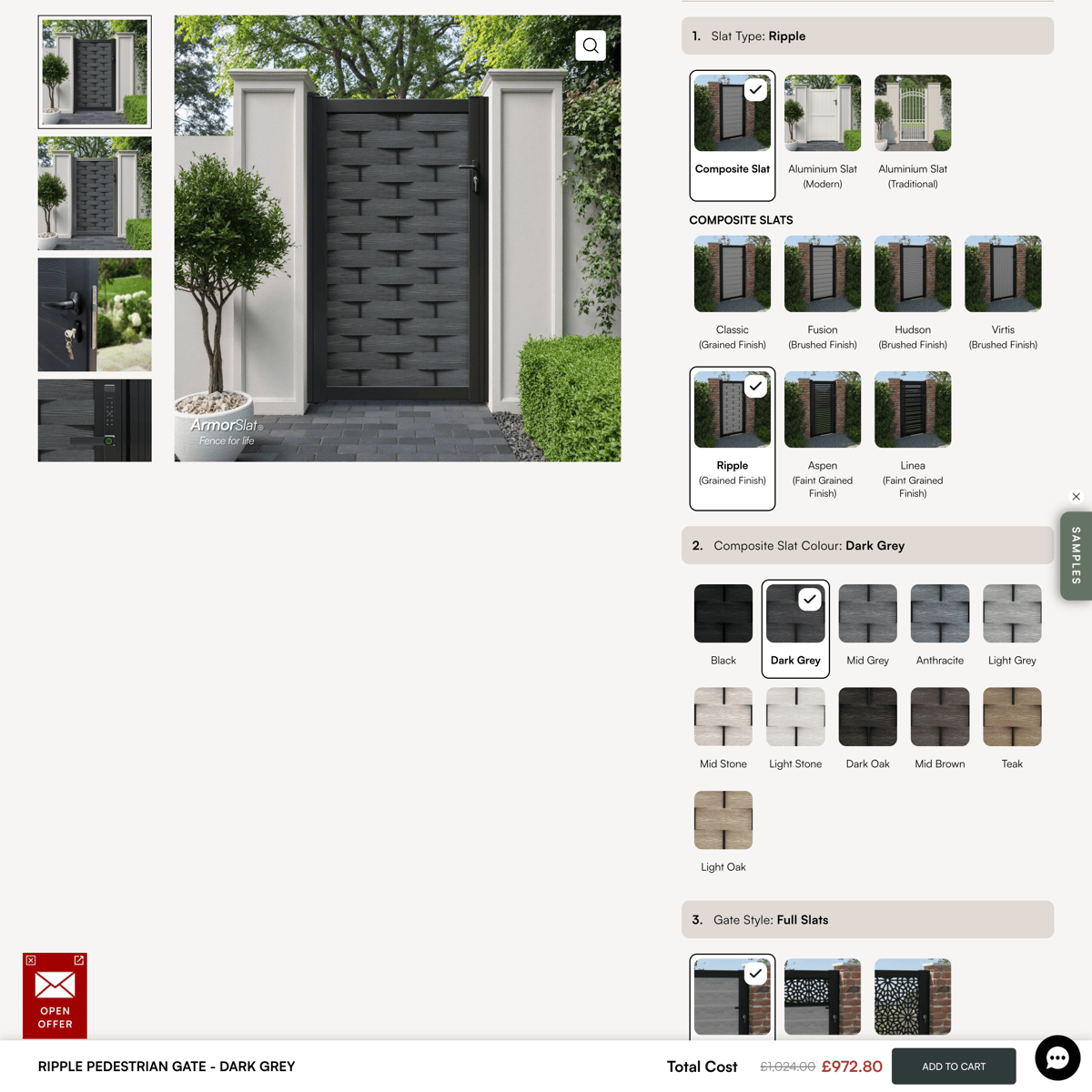 Charles & Ivy Shopify store product customization example — home decor with color-custom and decor