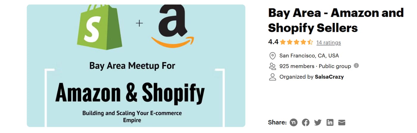 Bay Area - Amazon and Shopify Sellers