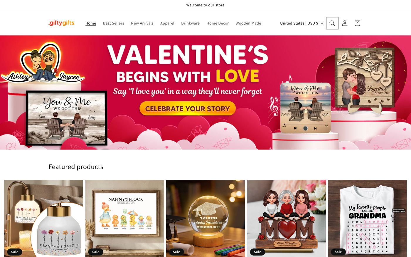 Beach Towels giftygifts.com homepage screenshot