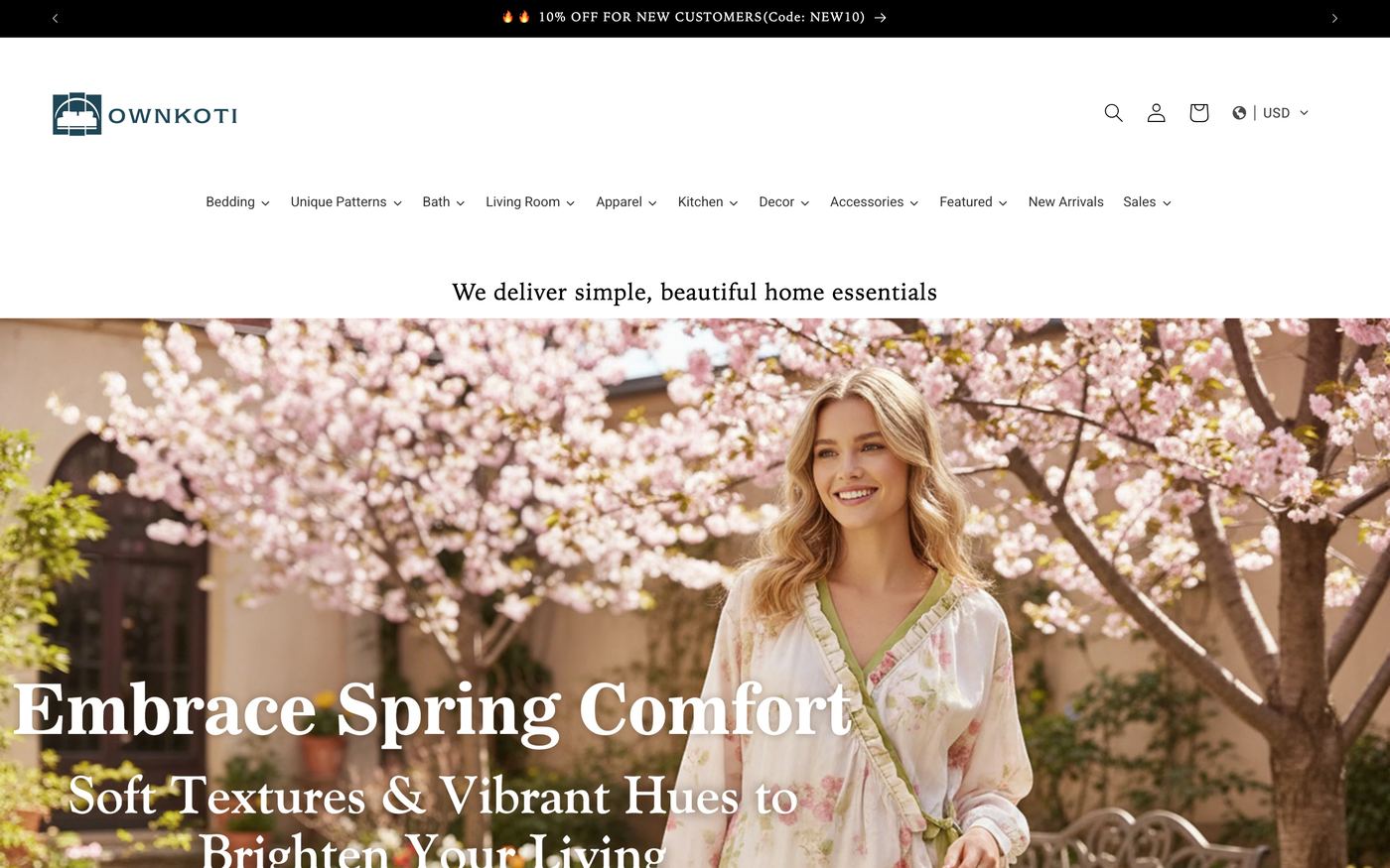 11. Ownkoti — Budget-friendly custom printed blankets - Custom blanket product page on Shopify