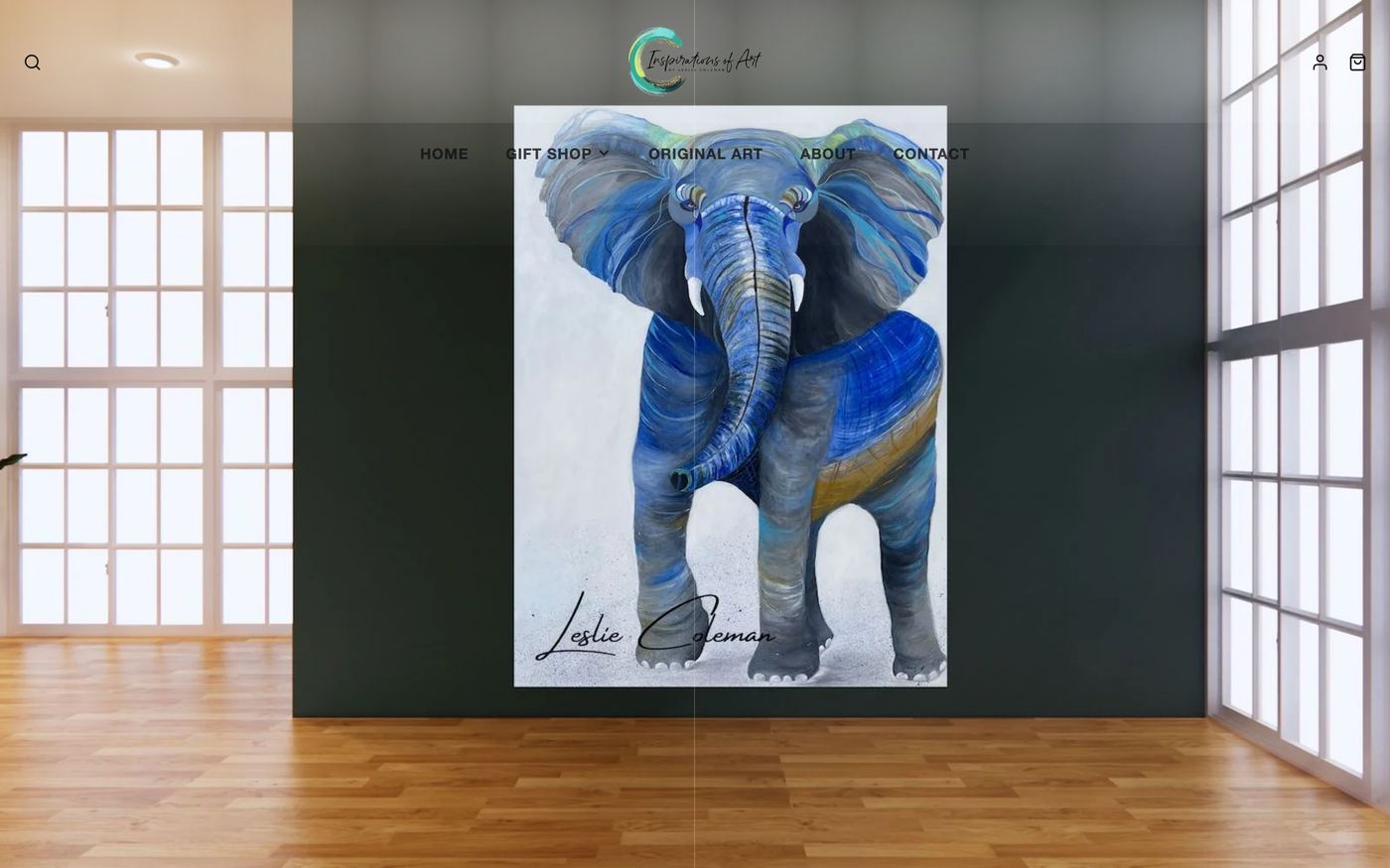 Cosmetic Bags inspirationsofart.com homepage screenshot