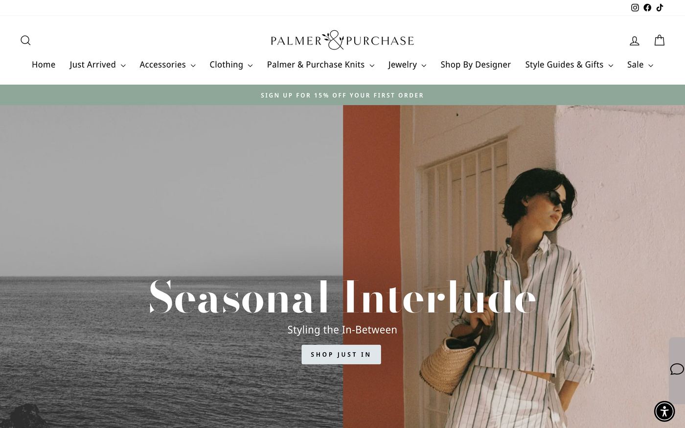 Dresses palmerandpurchase.com homepage screenshot