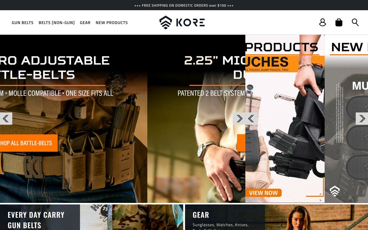 Hats koreessentials.com homepage screenshot