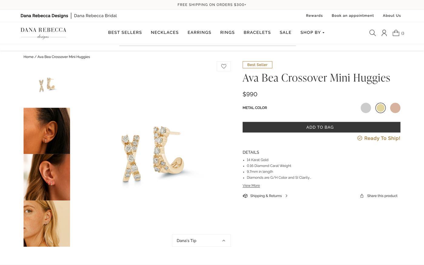 Dana Rebecca Designs product page