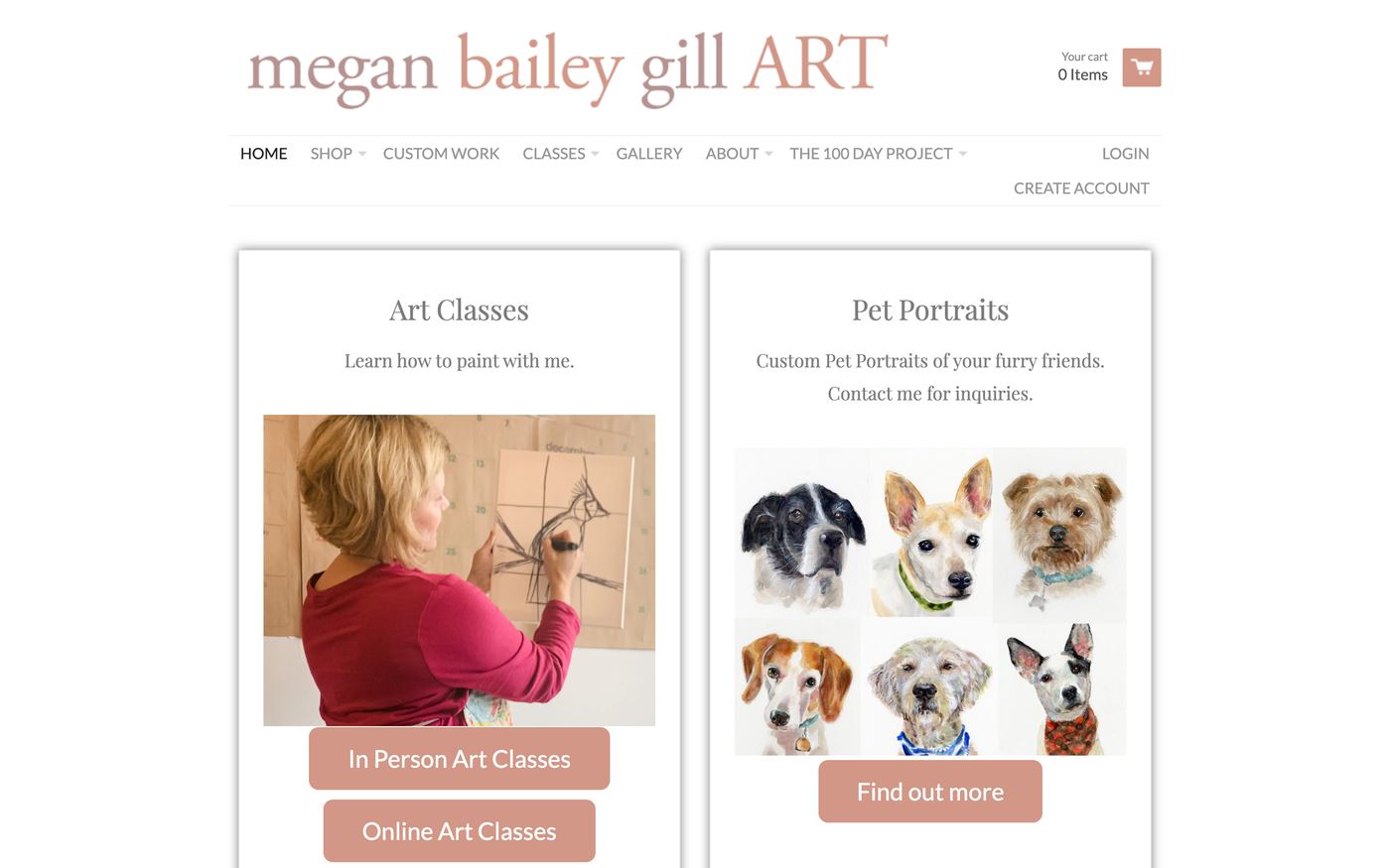 Megan Bailey Gill homepage