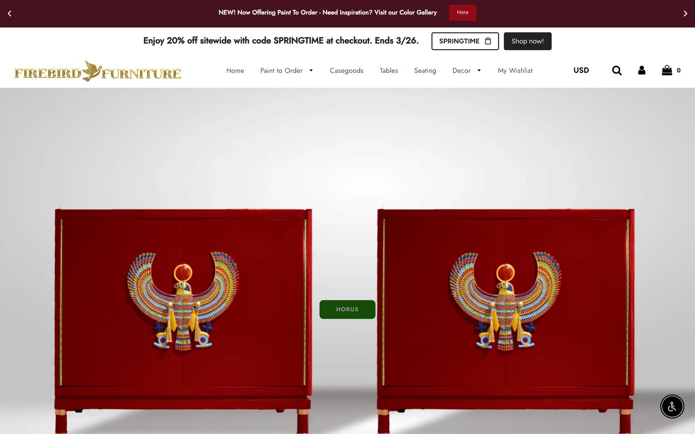 Rugs firebirdfurniture.com homepage screenshot