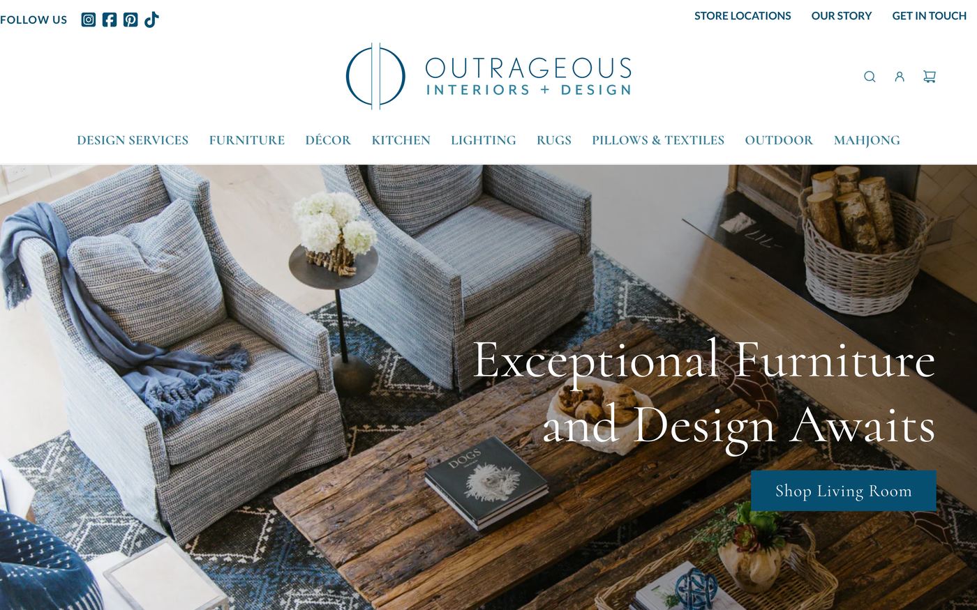 Rugs oiandd.com homepage screenshot