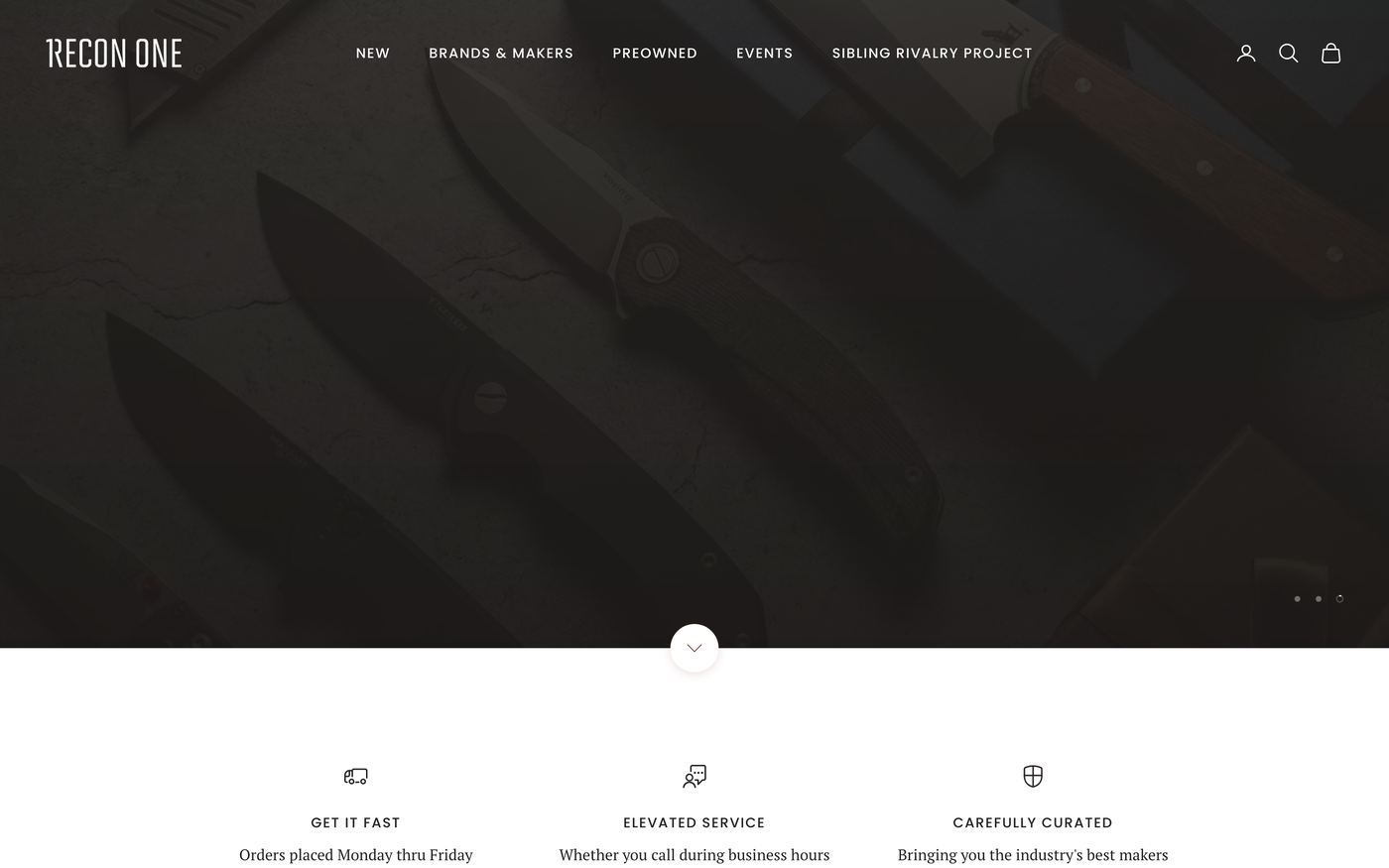 Tools recon1.com homepage screenshot