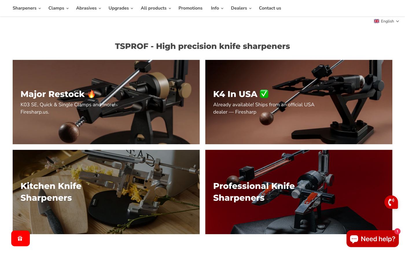 Tools tsprof.us homepage screenshot