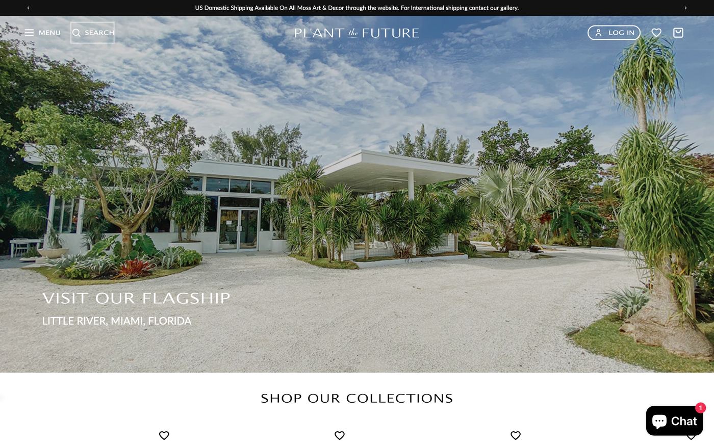 Wall Art plantthefuture.com homepage screenshot