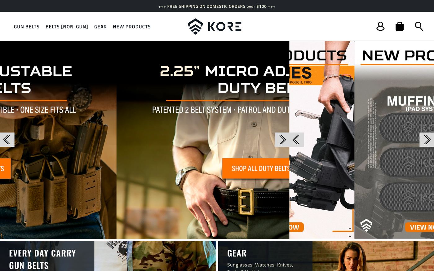 Wallets koreessentials.com homepage screenshot