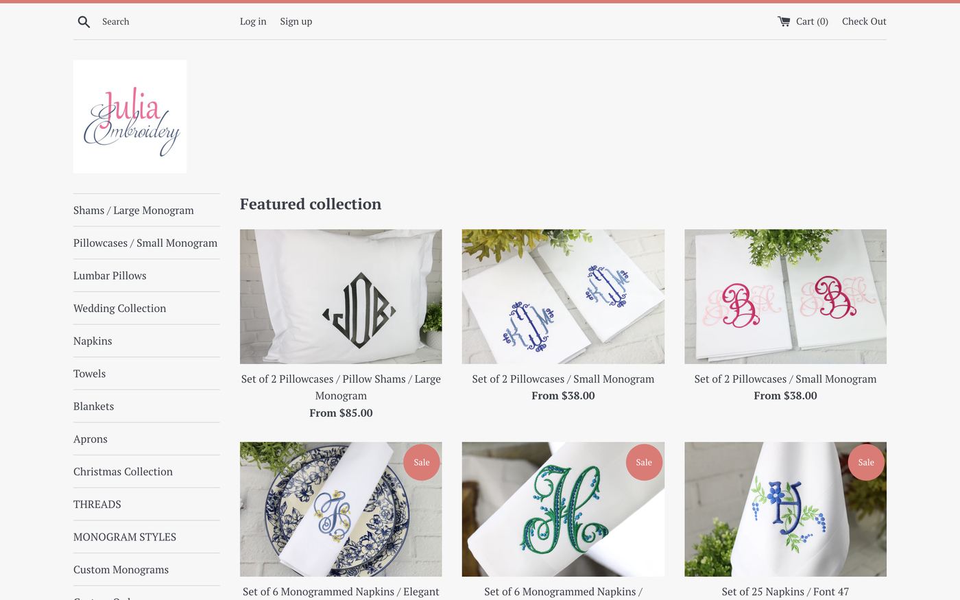 Personalized pillow store interface showing customization options, product previews, and ordering workflow