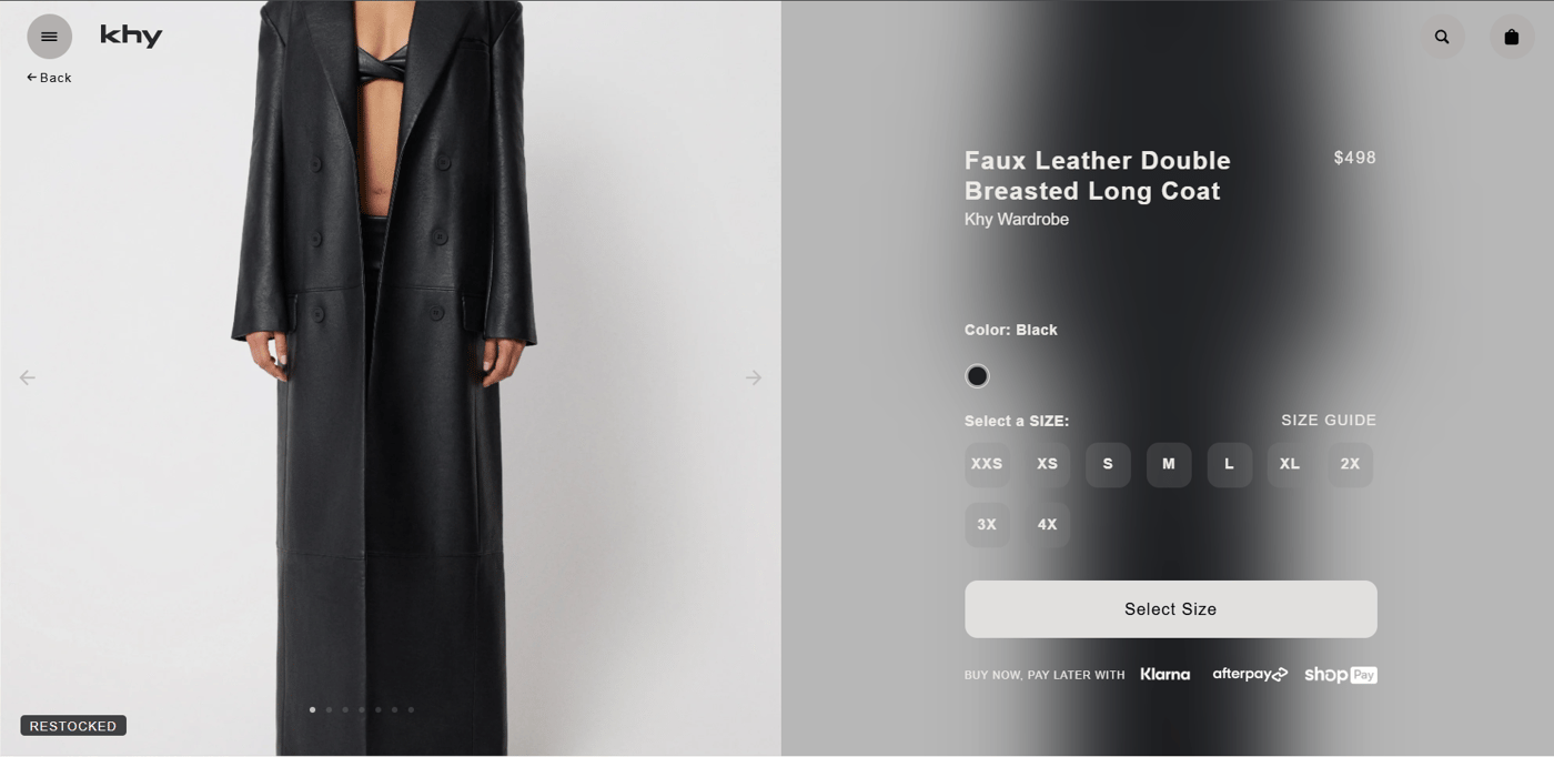 KHY’s product page