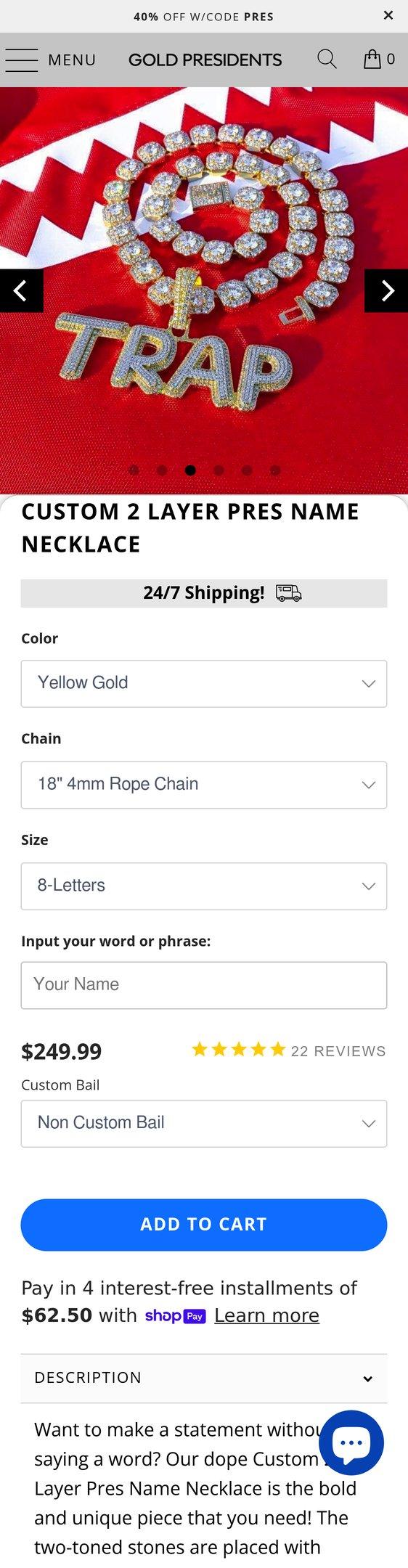 Custom 2 Layer Name Necklace