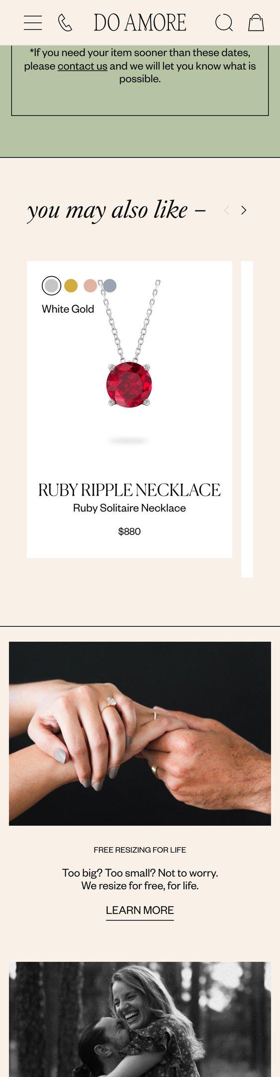 Diamond Ripple Necklace