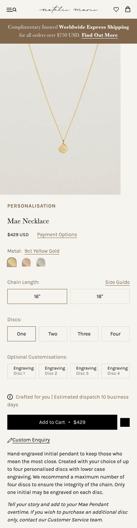 Mae Necklace