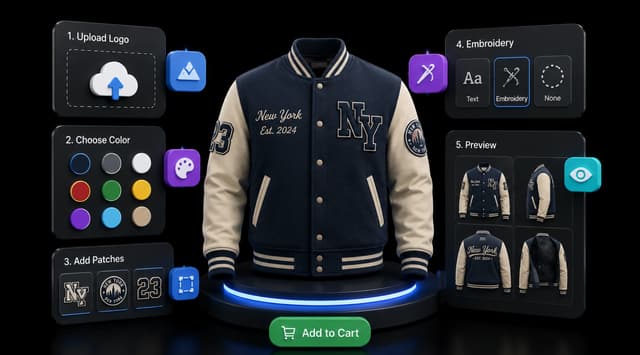 Jacket Customization for Shopify Apparel Stores