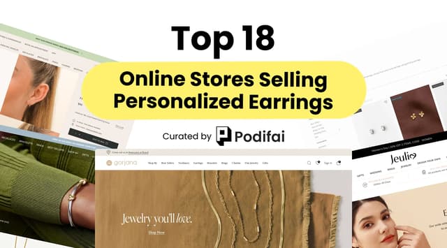 Best Personalized Earrings Shopify Stores 2026