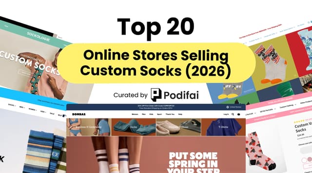 Top 20 Custom Socks Stores Online (With Traffic Data)