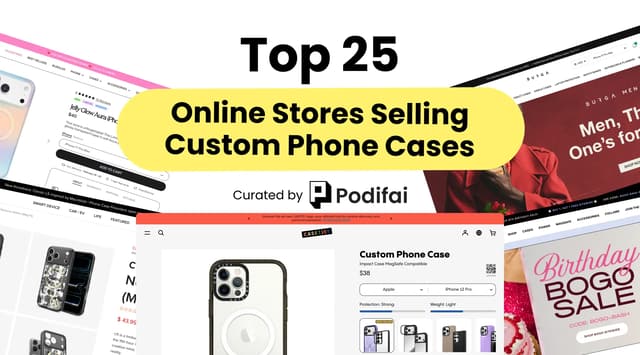 Best Custom Phone Case Shopify Stores 2026