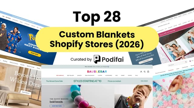 Best Custom Blanket Shopify Stores 2026