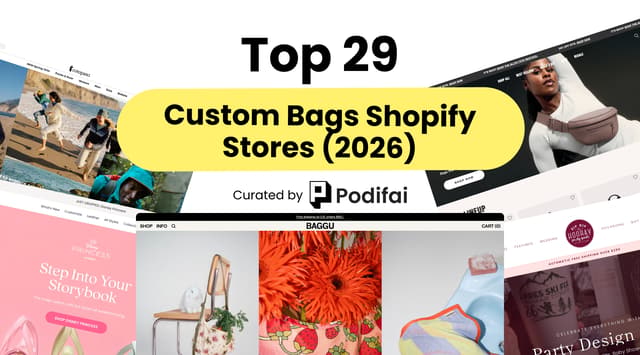 Top 29 Custom Bags Shopify Stores (With Revenue Data)