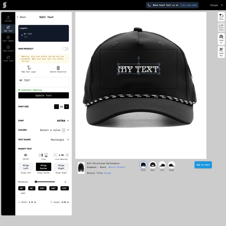 SNAG Collective Shopify store product customization example — apparel with apparel and clothing