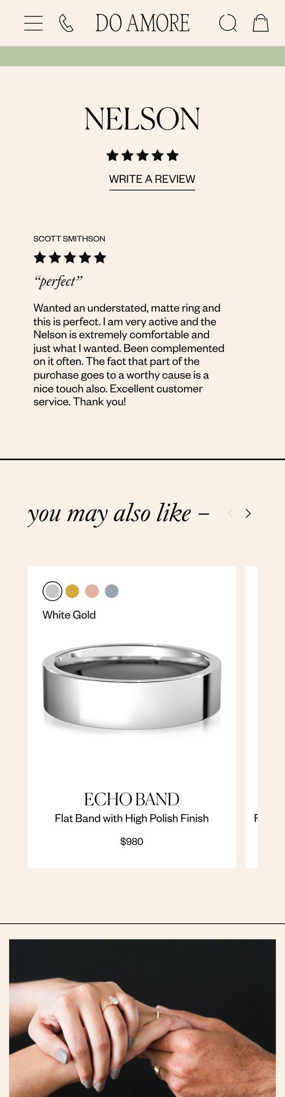 Nelson — Jewelry PDP Inspiration